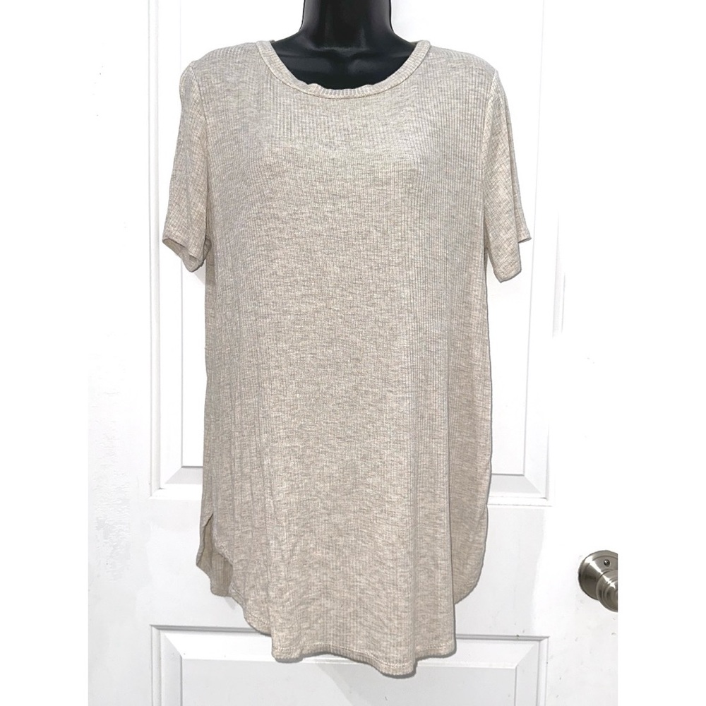 A.gain brand, Oatmeal Colored short sleeve tee